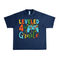 Navy leveled 4th grade Urban Heavy Tee - JahusDesignShop