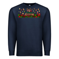 Navy just a girl who loves christmas libbey glass Premium Sweatshirt - BundleAndBundleShop