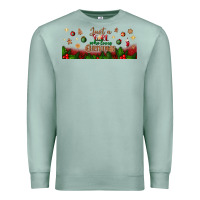 Seafoam just a girl who loves christmas libbey glass Premium Sweatshirt - BundleAndBundleShop