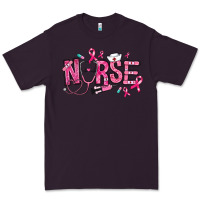 Plum breast cancer nurse Premium Tee - RanaPortraitStore