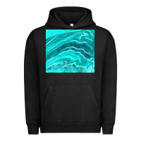 Pigment Black turquoise agate Urban Hoodie - TumblerDesignByShophia