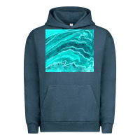 Pigment Midnight Navy turquoise agate Urban Hoodie - TumblerDesignByShophia