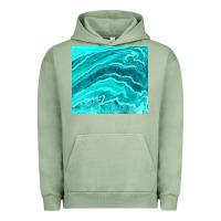 Pigment Oil Green turquoise agate Urban Hoodie - TumblerDesignByShophia