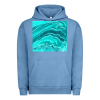 Pigment Pebble Blue turquoise agate Urban Hoodie - TumblerDesignByShophia