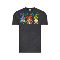 Vintage Black autism gnomes Vintage Tee - AdoDesignShop