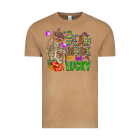 Vintage Camel mardi gras dead inside but lucky  with skeleton Vintage Tee - AdoDesignShop
