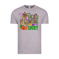 Vintage Zinc mardi gras dead inside but lucky  with skeleton Vintage Tee - AdoDesignShop