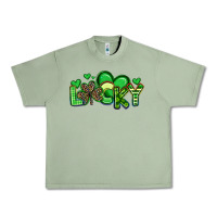 Oil Green lucky st patrick s day Urban Heavy Tee - Artiststas