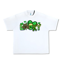 White lucky st patrick s day Urban Heavy Tee - Artiststas