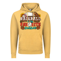 Vintage Mustard baseball is my favorite season Vintage Hoodie - HRA Design Shop