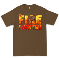 Cacao firefighter Premium Tee - texasbilliewilder