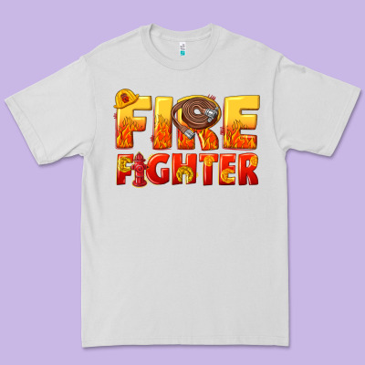 Premium Tee firefighter