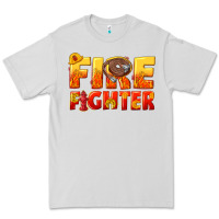 Dove Grey firefighter Premium Tee - texasbilliewilder