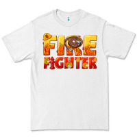 White firefighter Premium Tee - texasbilliewilder