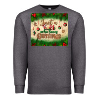 Charcoal Heather just a girl who loves christmas tumbler Premium Sweatshirt - BundleAndBundleShop