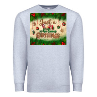 Heather Grey just a girl who loves christmas tumbler Premium Sweatshirt - BundleAndBundleShop