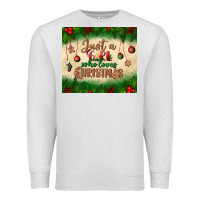 Oatmeal Heather just a girl who loves christmas tumbler Premium Sweatshirt - BundleAndBundleShop