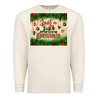 Sandshell just a girl who loves christmas tumbler Premium Sweatshirt - BundleAndBundleShop