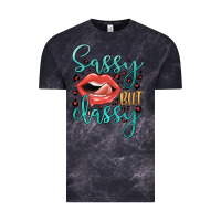 Cloud Black sassy but classy Vintage Tee - JahusDesignShop