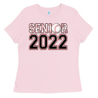 Bubblegum Pink senior baseball Ladies Tee - AdoDesignShop