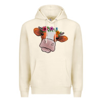 Tofu Cow With Flowers Premium Hoodie - Bettercallsaul