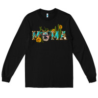 Black western mama cow Long Sleeve Tee - Artiststas