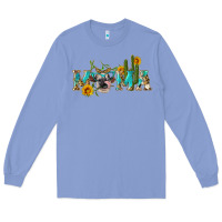 Colony Blue western mama cow Long Sleeve Tee - Artiststas