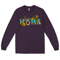 Plum western mama cow Long Sleeve Tee - Artiststas