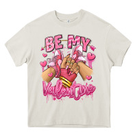 Cream be my valentine light skinned girl sneakers Heavy Core Tee - RanaPortraitStore