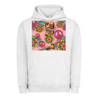 Pigment Lunar Rock peace love hippie daisy Urban Hoodie - TumblerDesignByShophia