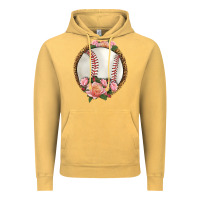 Vintage Mustard western baseball with roses Vintage Hoodie - HRA Design Shop