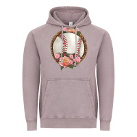 Vintage Zinc western baseball with roses Vintage Hoodie - HRA Design Shop