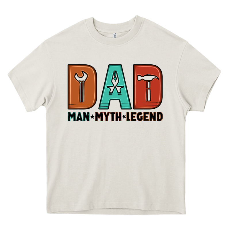 Dad Man Myth Legend Heavy Core Tee by Artiststas | Teevron