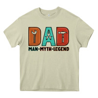 Mossy dad man myth legend Heavy Core Tee - Artiststas
