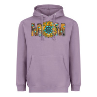 Lavender Western Mom With Gemstone And Sunflower Heavyweight Hoodie - BundleAndBundleShop
