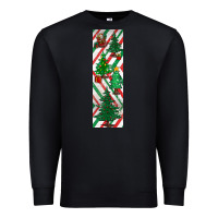 Black christmas pen wraps Premium Sweatshirt - BundleAndBundleShop