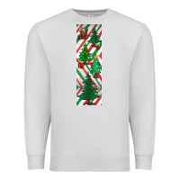 Dove Grey christmas pen wraps Premium Sweatshirt - BundleAndBundleShop