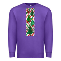 Purple christmas pen wraps Premium Sweatshirt - BundleAndBundleShop