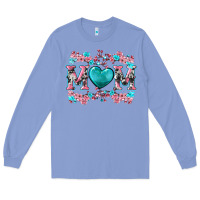 Colony Blue cherry blossoms mom Long Sleeve Tee - Artiststas