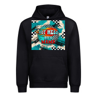 Black hot mess boy mama with fire Urban Hoodie - TumblerDesignByShophia