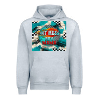 Heather Grey hot mess boy mama with fire Urban Hoodie - TumblerDesignByShophia