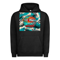 Pigment Black hot mess boy mama with fire Urban Hoodie - TumblerDesignByShophia