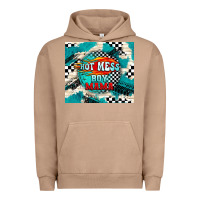 Pigment Burro hot mess boy mama with fire Urban Hoodie - TumblerDesignByShophia