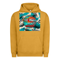 Pigment Peanut Butter hot mess boy mama with fire Urban Hoodie - TumblerDesignByShophia