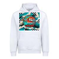 White hot mess boy mama with fire Urban Hoodie - TumblerDesignByShophia