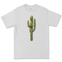 Dove Grey cactus Premium Tee - BarkalooDesign