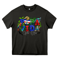 Asphalt pura vida costa rica rana Heavy Core Tee - RanaPortraitStore