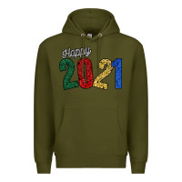 Army Green Happy 2021 Premium Hoodie - Bettercallsaul