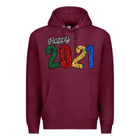Burgundy Happy 2021 Premium Hoodie - Bettercallsaul