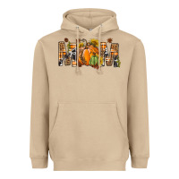 Mushroom Western Mom With Pumpkins Heavyweight Hoodie - BundleAndBundleShop